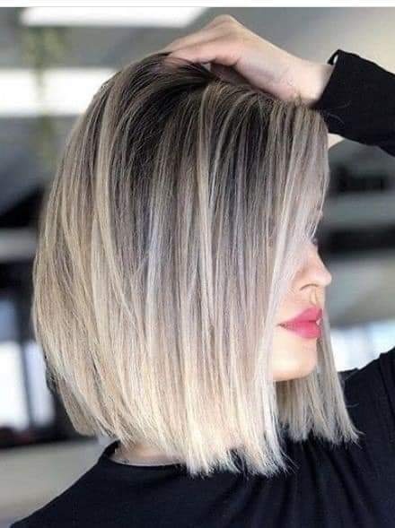 Blonde Balayage Bob