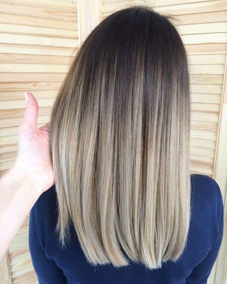 Sleek Blonde Balayage