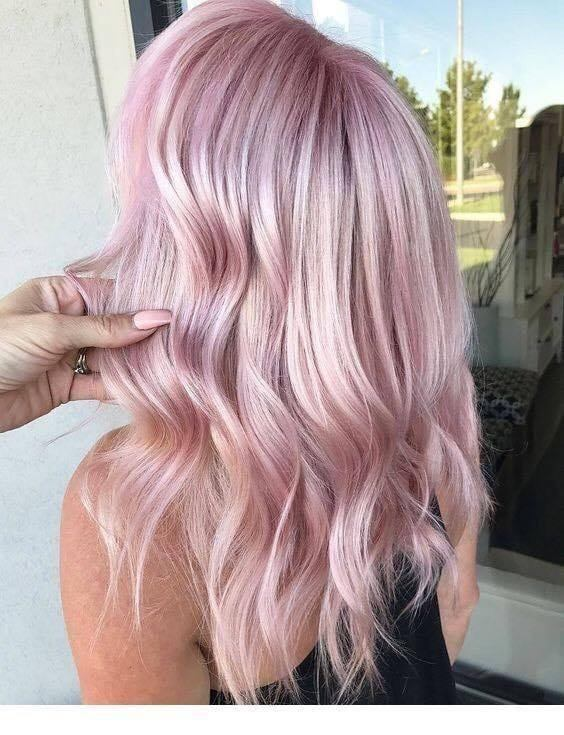 Pastel Pink Balayage