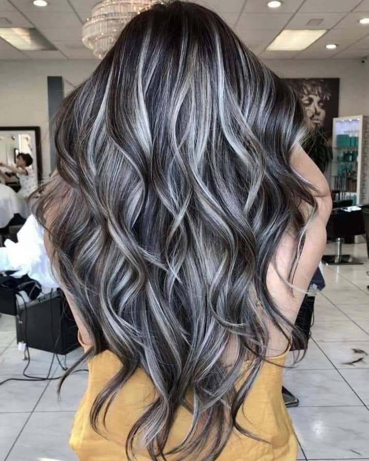 Wavy Ash Blonde Balayage