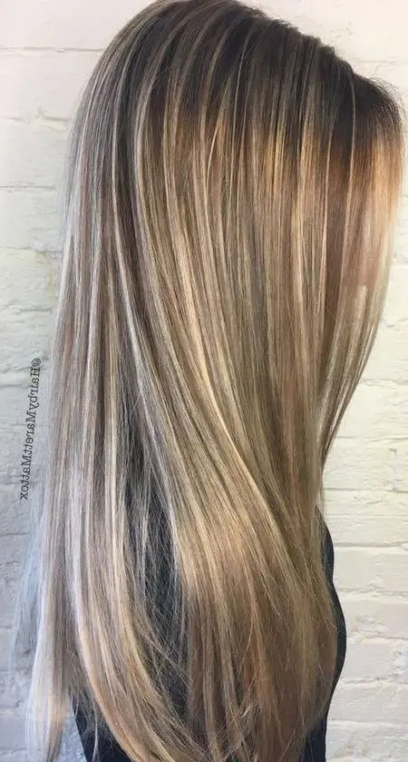 Honey Blonde Balayage Hairstyle