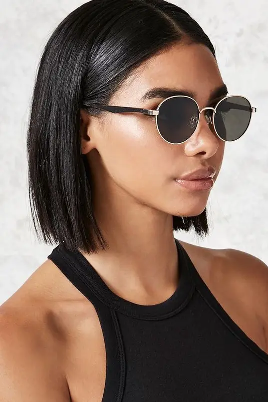 Chic Bob with Sunglasses