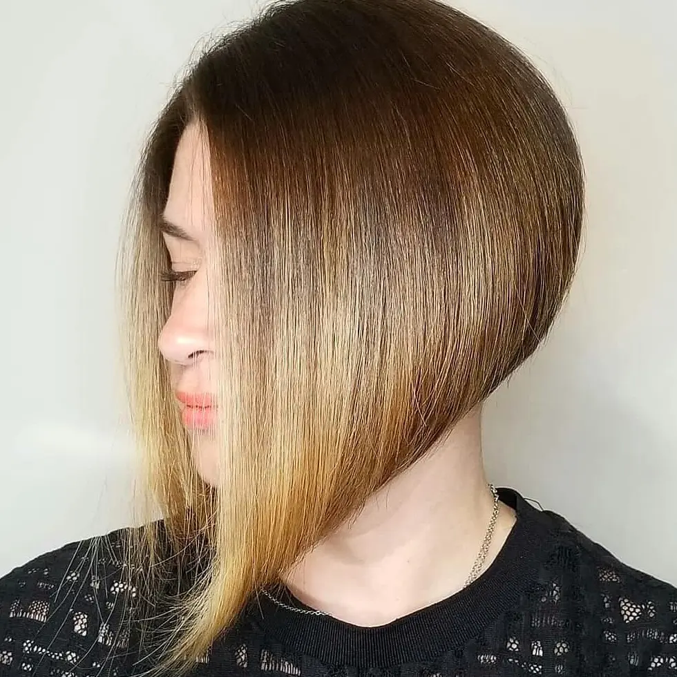 Sleek Angled Bob