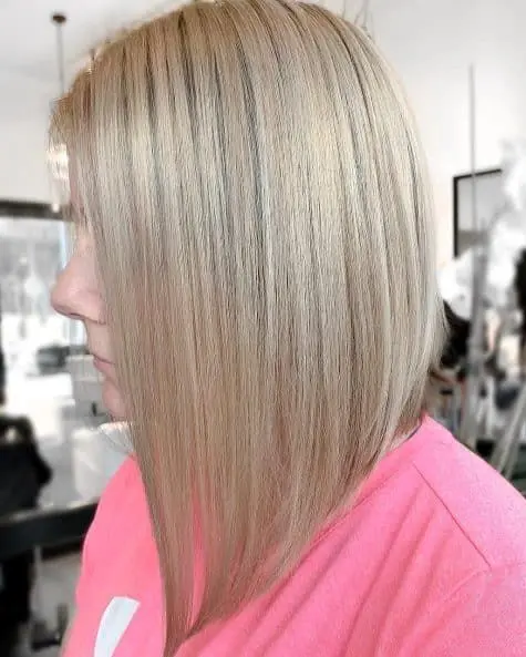 Blunt Blonde Bob Hairstyle