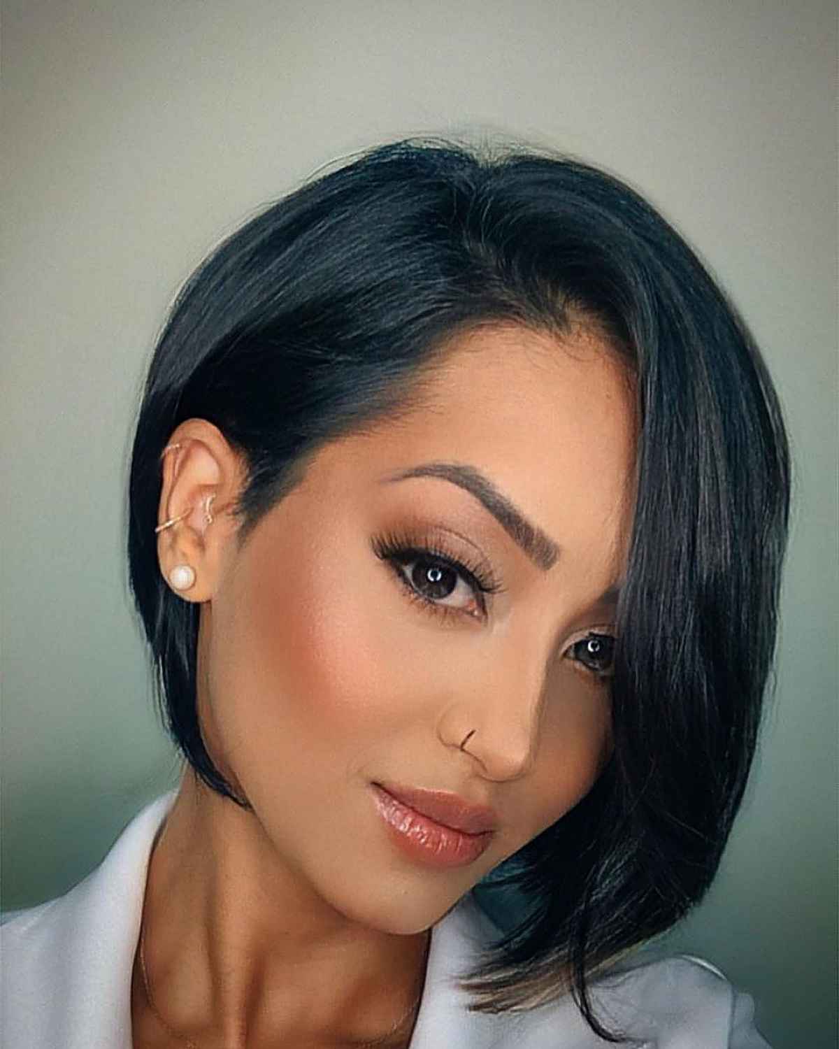 Sleek Side-Parted Bob