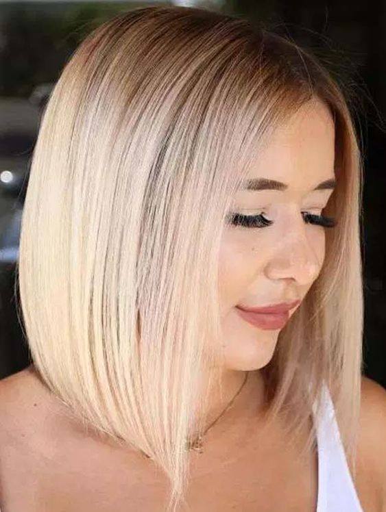 Soft Blonde Bob