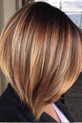 Caramel Balayage Bob