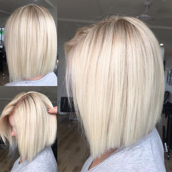 Platinum Blonde Bob