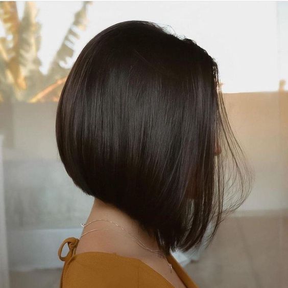 Sleek Angled Bob