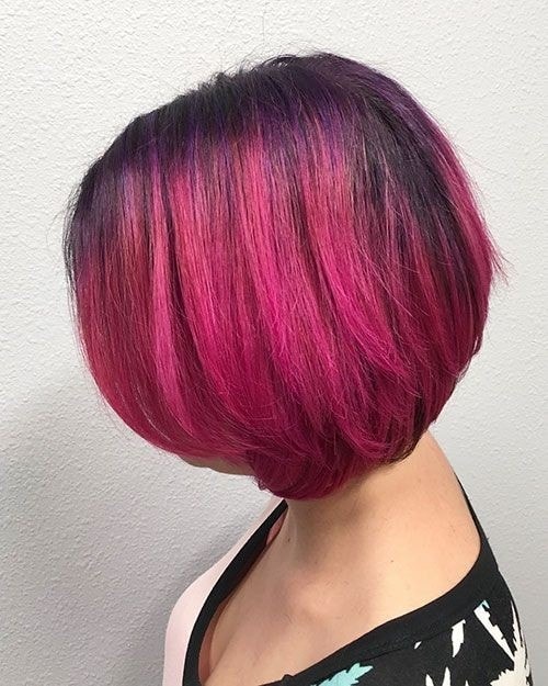 Vibrant Pink Bob