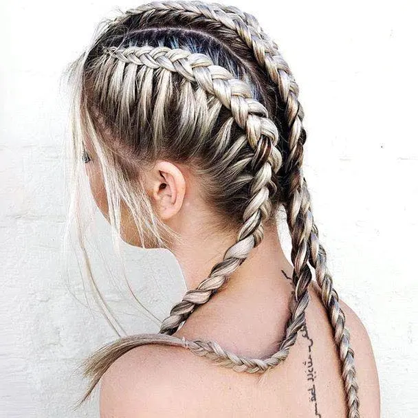 Double Dutch Braids Hairstyle