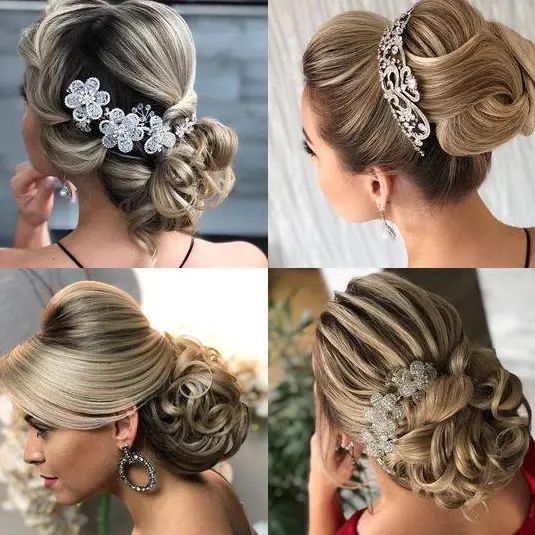 Glamorous Bridal Updos Hairstyle