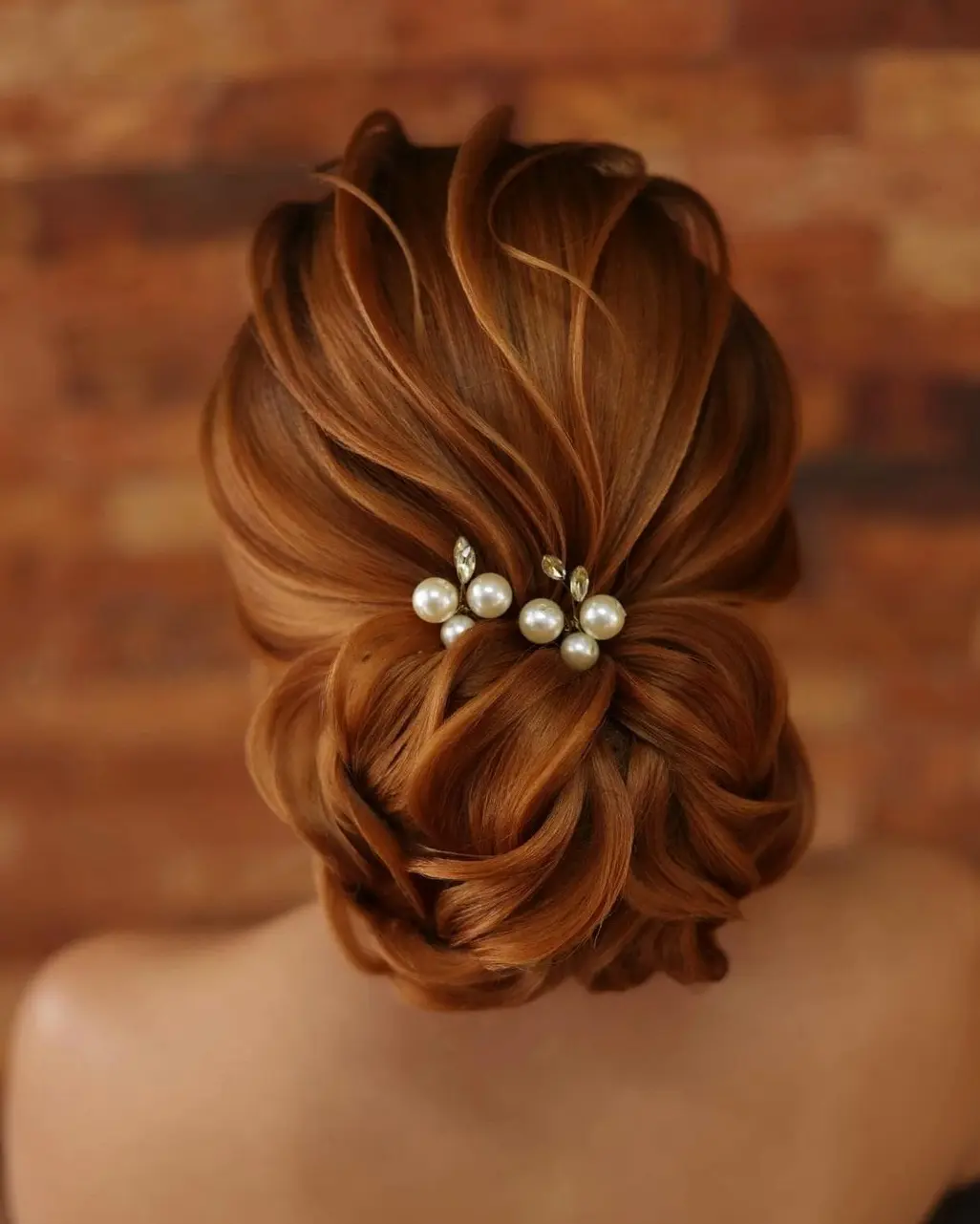 Elegant Twisted Low Bun Hairstyle