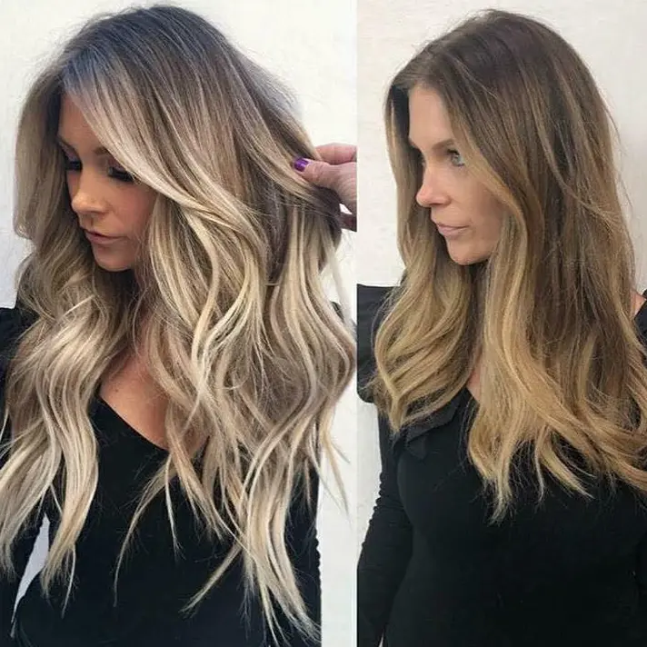 Soft Balayage on Long Brown Hair Hairstyle