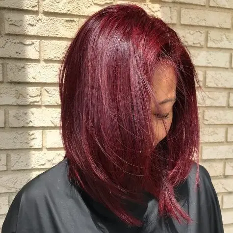 Rich Burgundy Bob