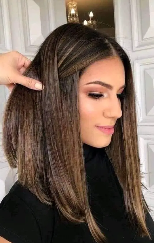 Caramel Balayage Bob Hairstyle