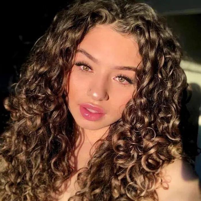 Radiant Sun-Kissed Curls Hairstyle