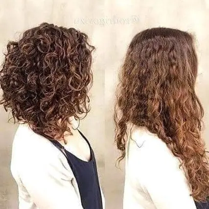 Curly Haircut Transformation Hairstyle