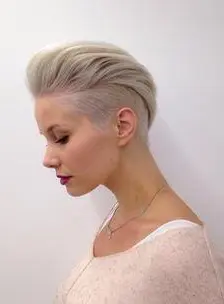 Slicked Back Undercut Pixie Hairstyle