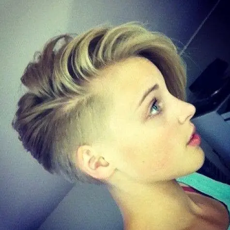 Undercut Pixie with Long Top Hairstyle