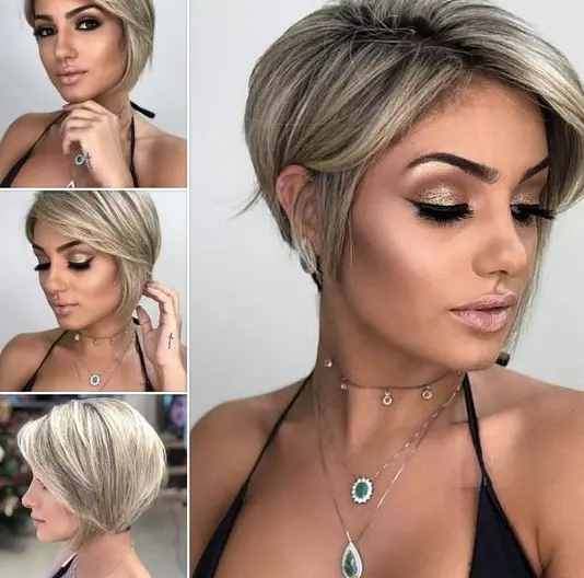 Classic Blonde Bob Hairstyle