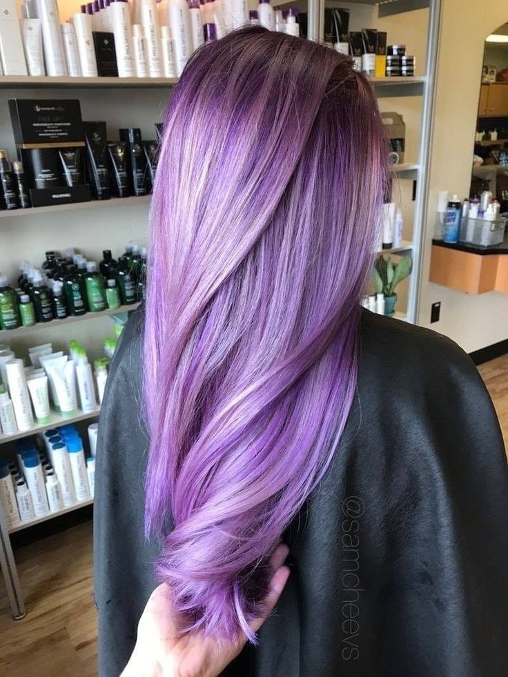 Pastel Lavender Waves