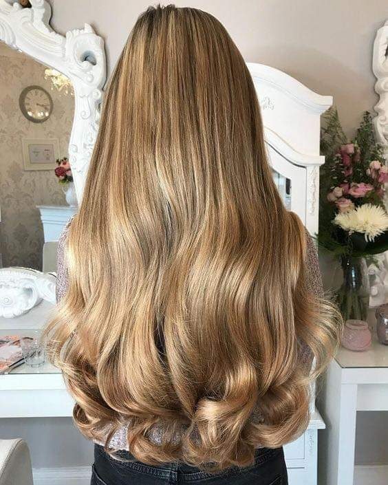 Golden Blonde Waves