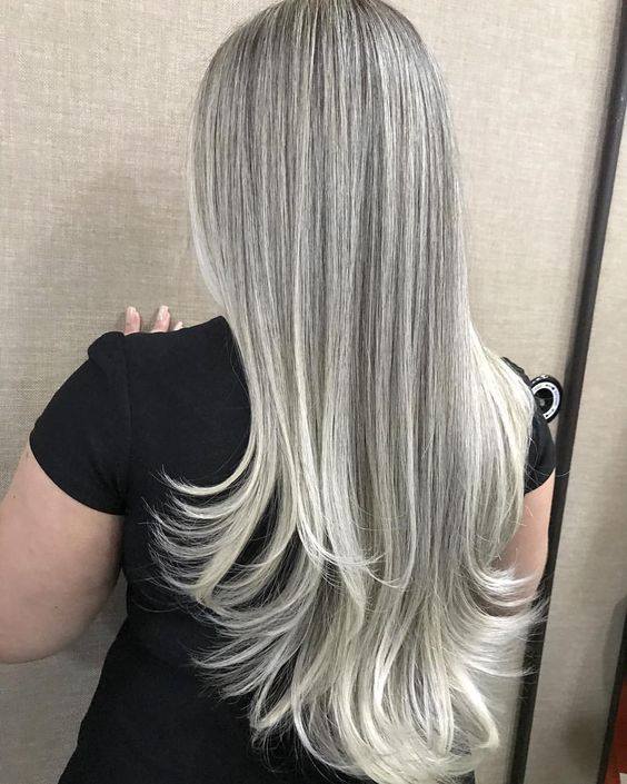 Silver Blonde Layers