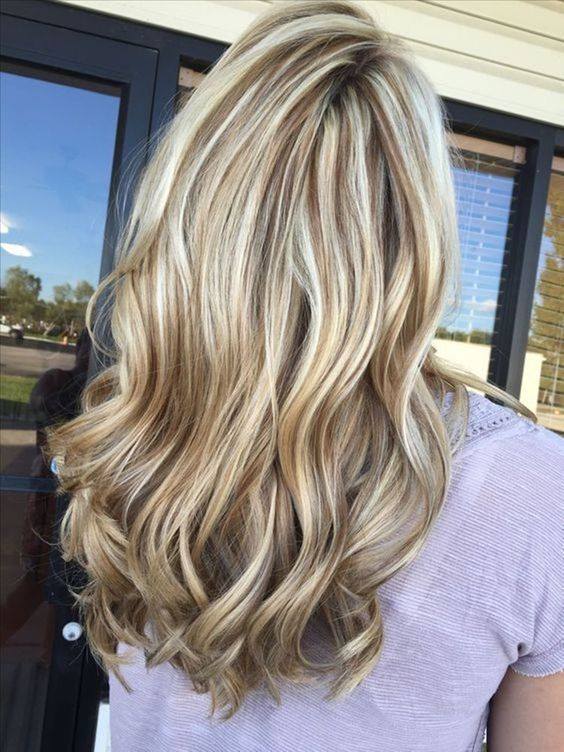 Golden Blonde Waves