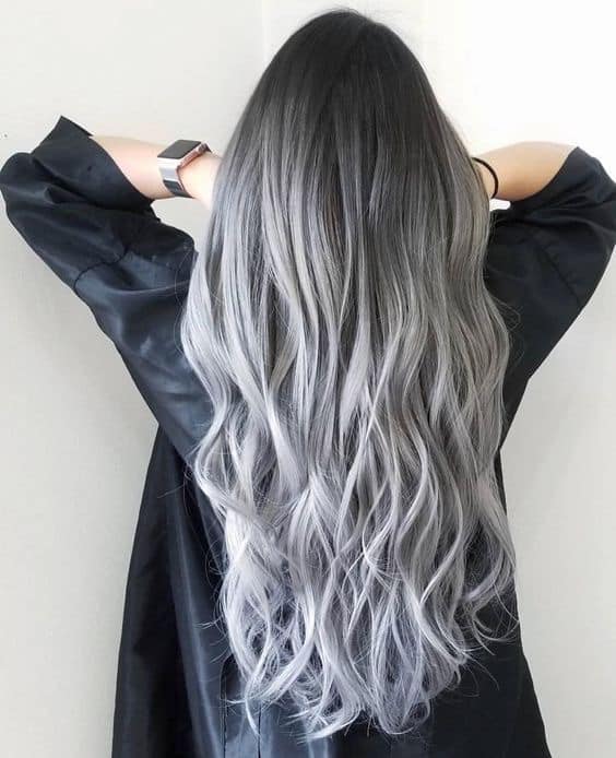 Gradient Silver Waves