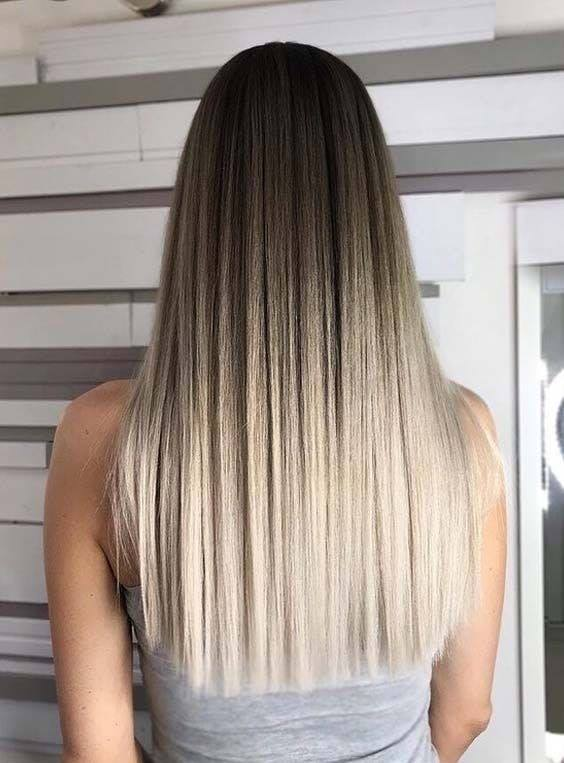 Sleek Blonde Ombre