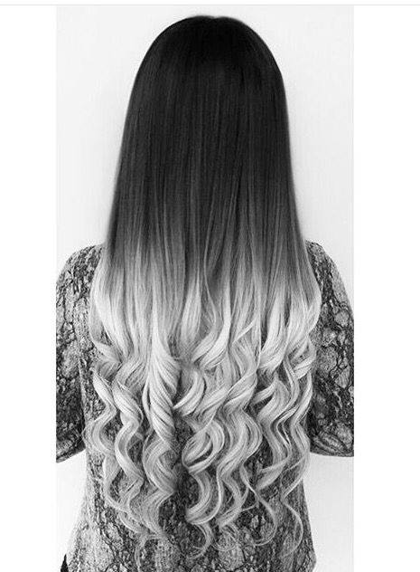 Monochrome Ombre Waves