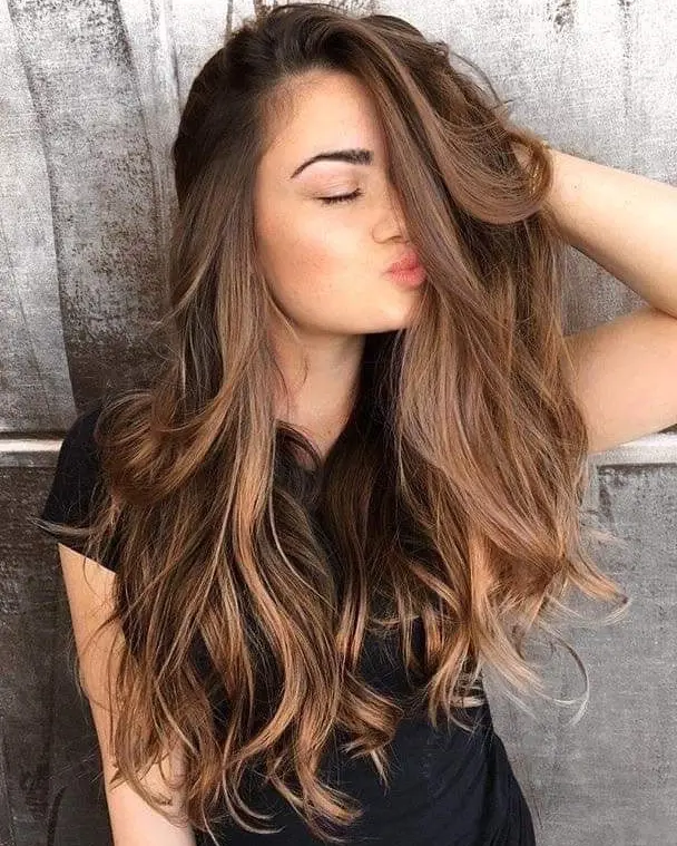 Soft Brown Layers Hairstyle