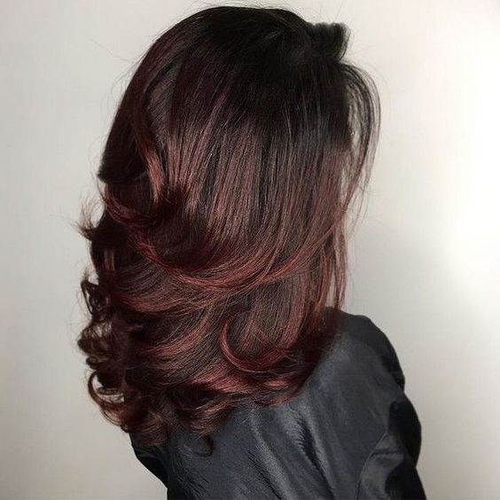 Rich Burgundy Layers