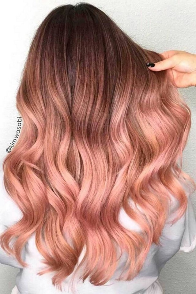 Pink Ombre Waves