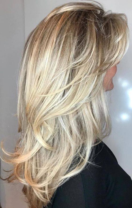 Blonde Voluminous Layers