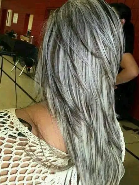 Silver Fox Layers Hairstyle