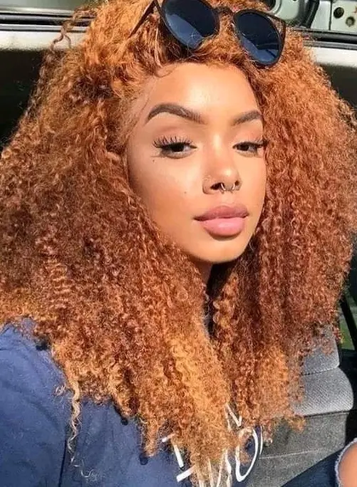 Copper Curls Hairstyle