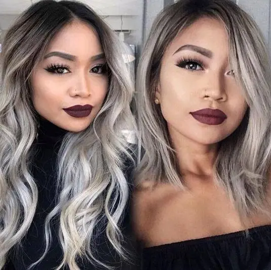 Ash Blonde Balayage Hairstyle