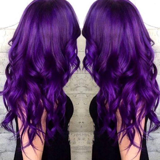 Vivid Purple Waves