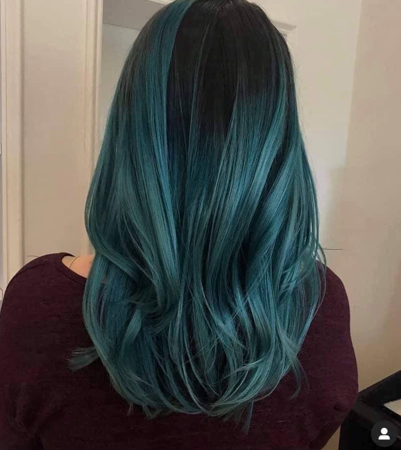 Teal Ombre Layers