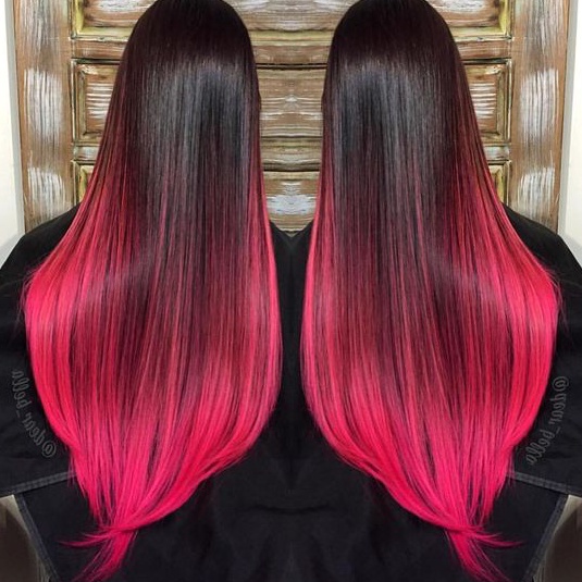 Hot Pink Ombre