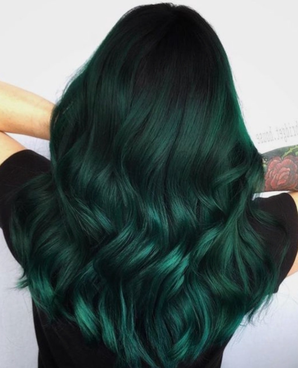 Emerald Green Waves