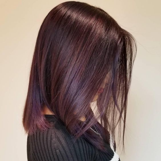 Glossy Plum Lob