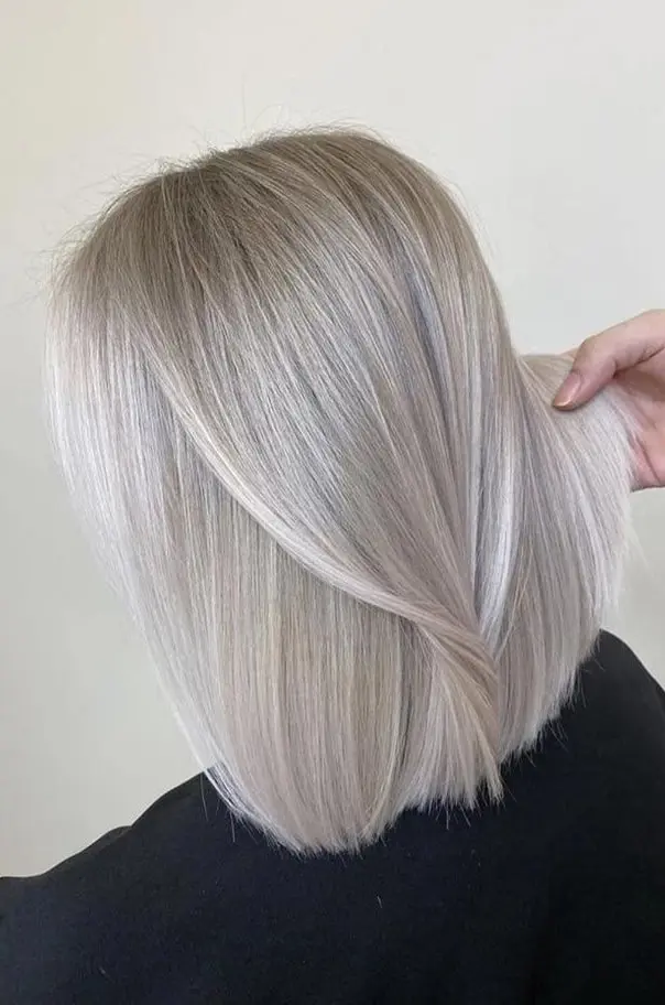 Platinum Blonde Bob Hairstyle