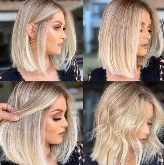 Blonde Bob Variations Hairstyle