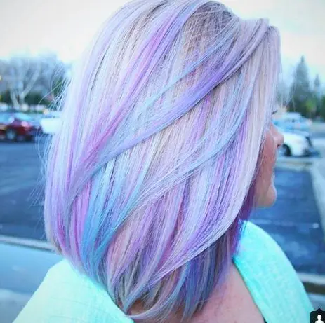 Pastel Ombre Bob Hairstyle