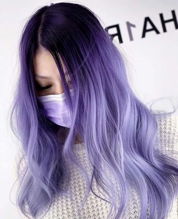 Lavender Ombre Waves