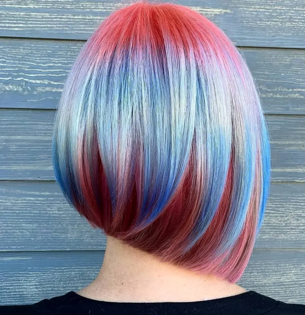 Pastel Rainbow Ombre Hair