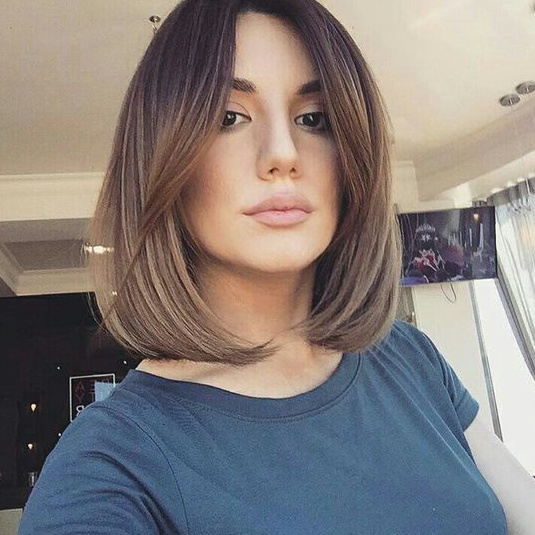 Classic Brown Bob hairstyle